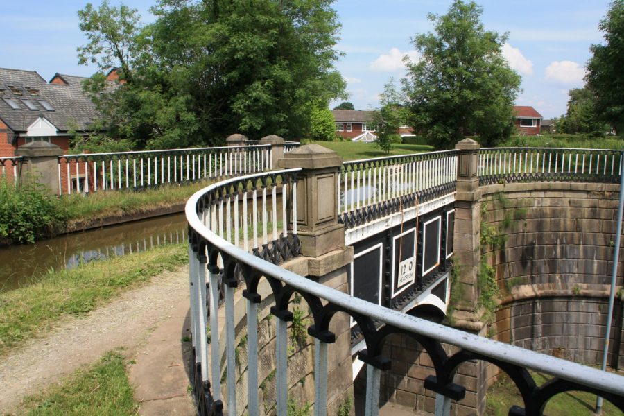 Dog Lane Aqueduct on the Macclesfield Canal in Congleton