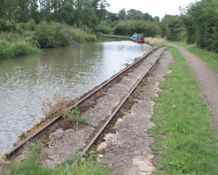 Canal heritage spotter: narrow gauge railway tracks