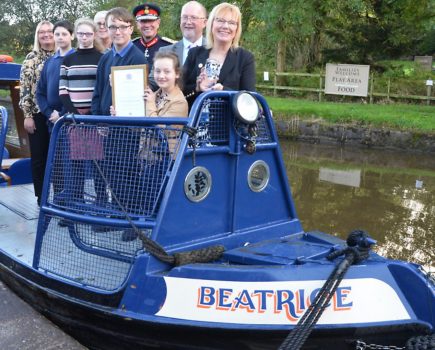 A proud day for the crew at the Beatrice Charity