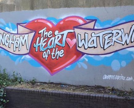 How do you feel about the new artwork on the Birmingham Canal?