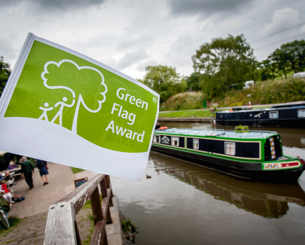 Green Flags for almost 600 miles of charity’s waterways