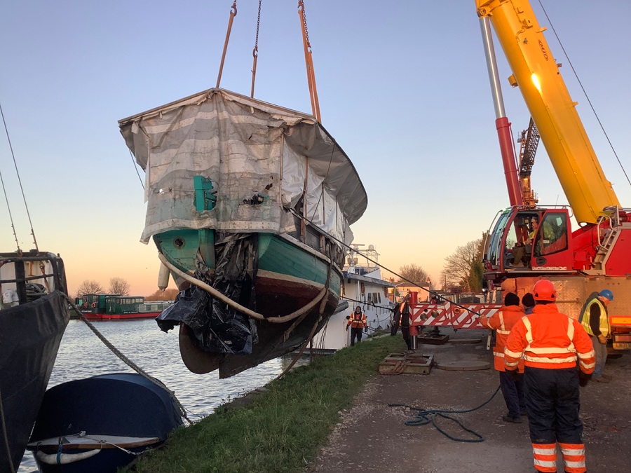 Historic sailboat saved from destruction