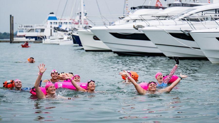 The Rose Road Association Charity Swim returns to the Southampton International Boat Show