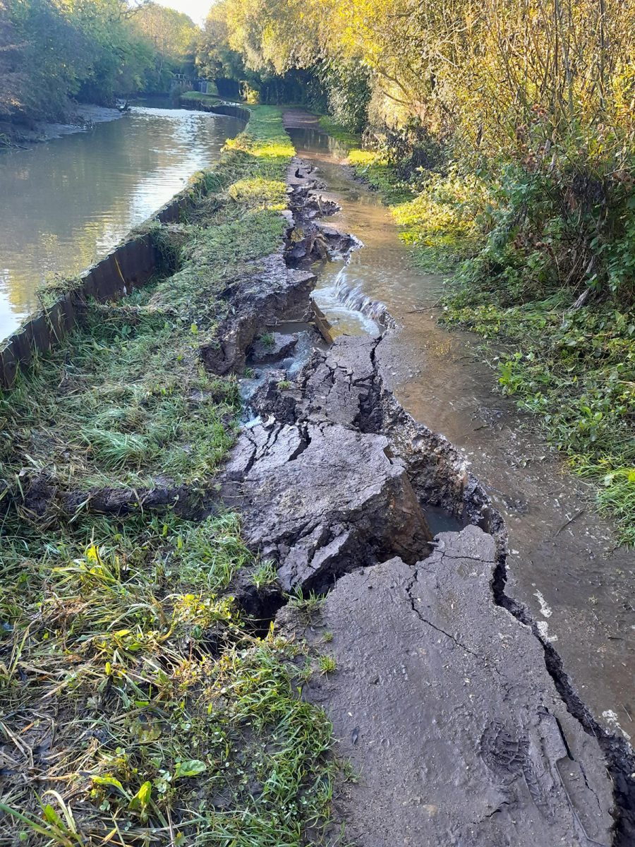 Canals left damaged by Storm Babet: counting the cost of climate change