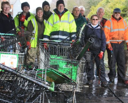 36 trolleys retrieved from Birmingham Canal Navigations