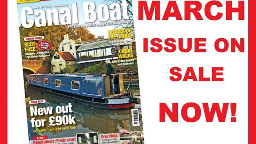 March issue of Canal Boat on sale now!