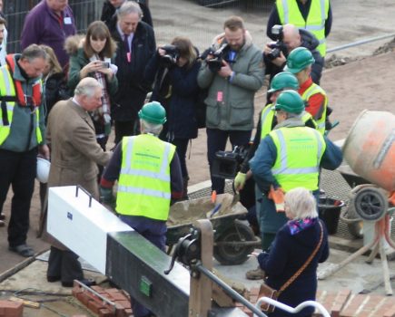 Prince of Wales reconnects Thames & Severn and Stroudwater Navigation in Stroud