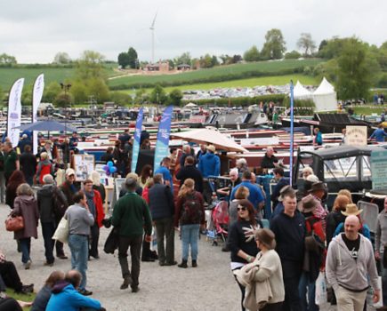 Upbeat mood at Crick Boat Show 2015