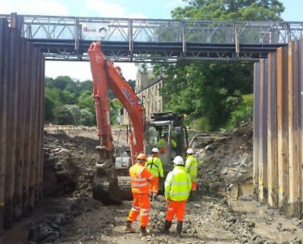 Take a tour of works on the new Elland Bridge