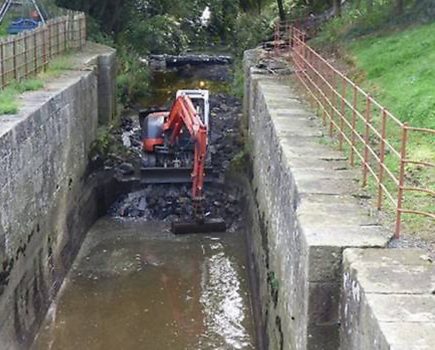 Restoration begins on Newry Canal lock