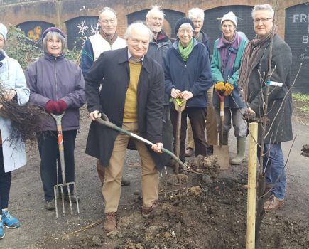 Planting for future wildlife on the canals