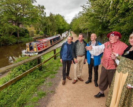 Towpath upgrade celebrated