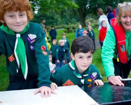 Scouts turn their hands to the waterways