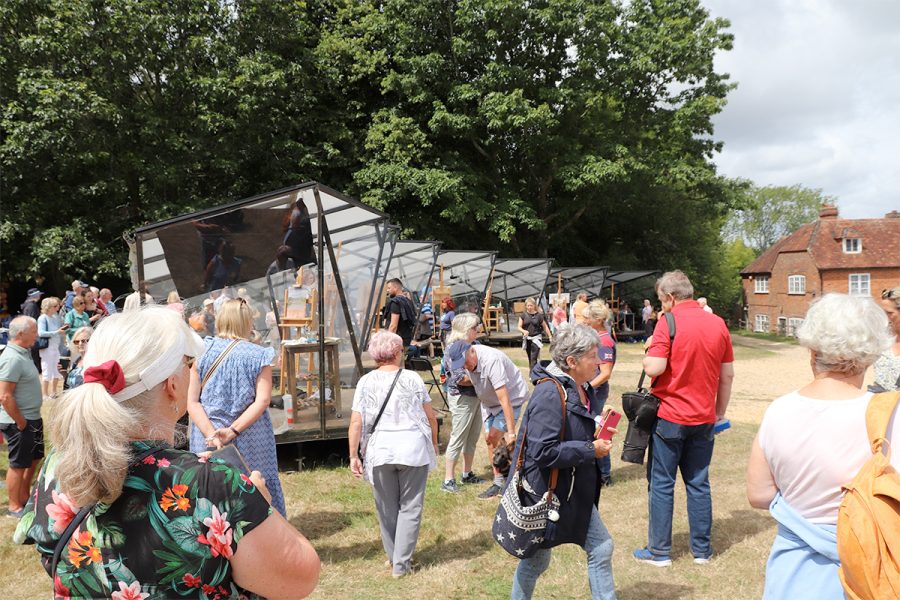 Stunning scenery of Buckler’s Hard in TV’s semi-finals of Sky Arts’ Landscape Artist of the Year