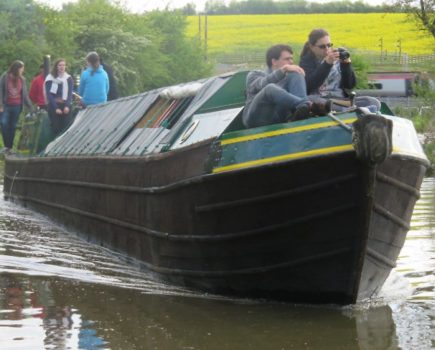 90-year-old canal boat turned holiday let